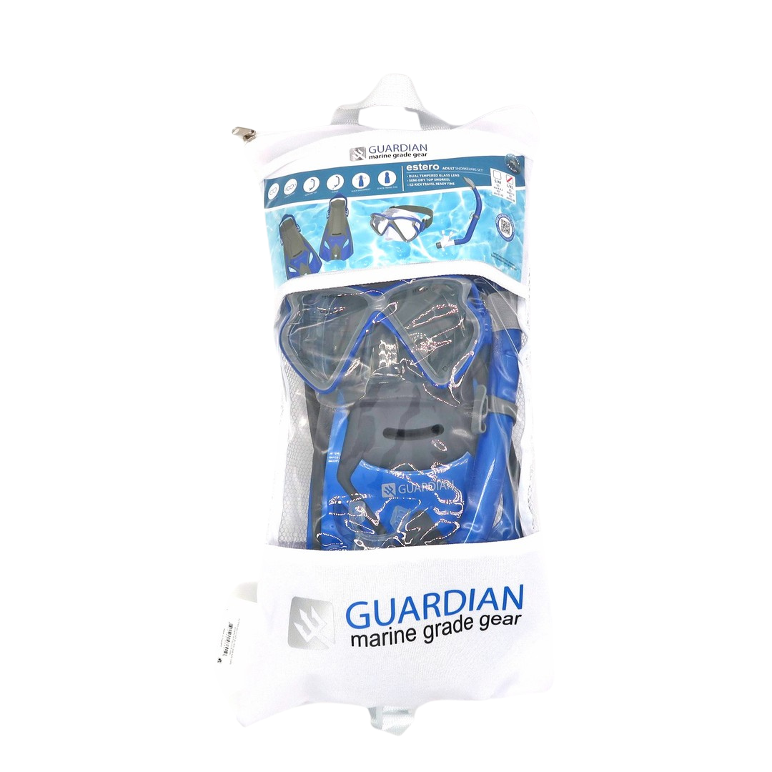 Sets ESTERO ADULT SET GUARDIAN WATER SPORTS Snorkeling, Scuba Diving, Swimming, Professional Gear, Marine Grade. Ocean, Sea