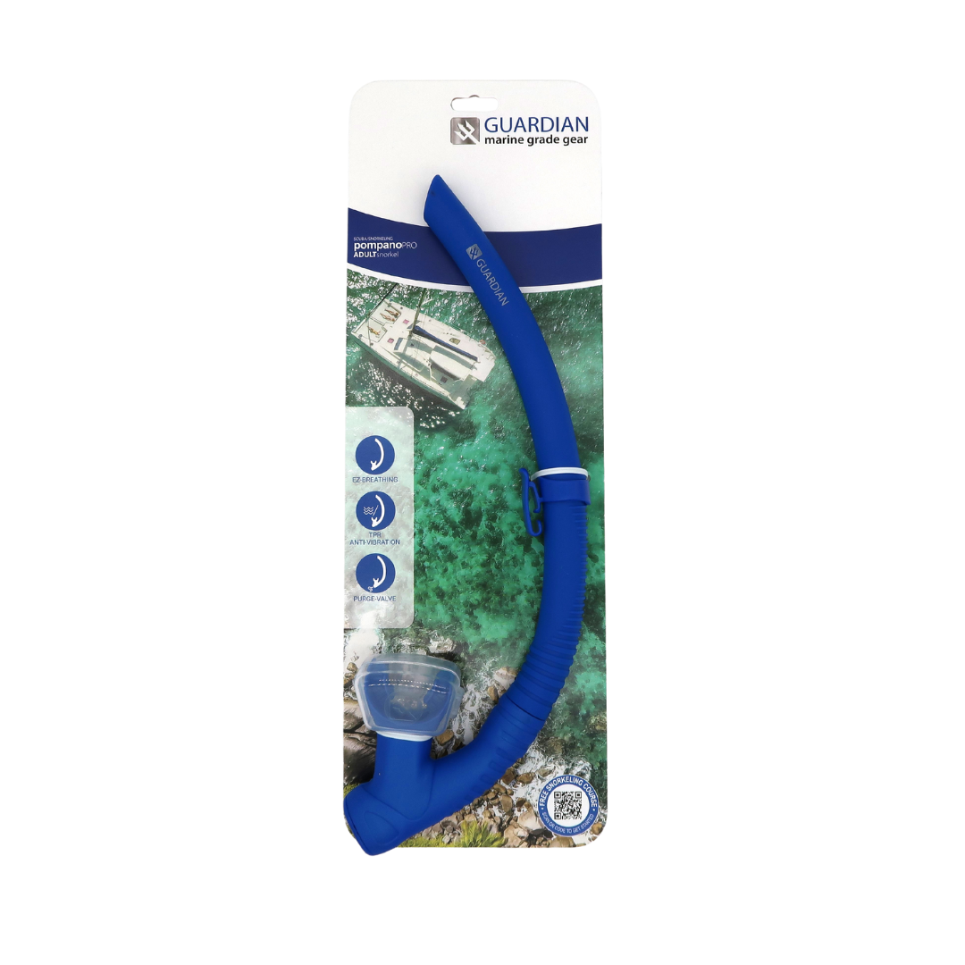 SNORKEL SEPARATES POMPANO PRO Adult Snorkel GUARDIAN WATER SPORTS Snorkeling, Scuba Diving, Swimming, Professional Gear, Marine Grade. Ocean, Sea