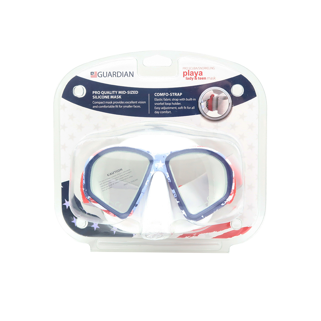 MASK SEPARATES PLAYA LADY MASK USA GUARDIAN WATER SPORTS Snorkeling, Scuba Diving, Swimming, Professional Gear, Marine Grade. Ocean, Sea