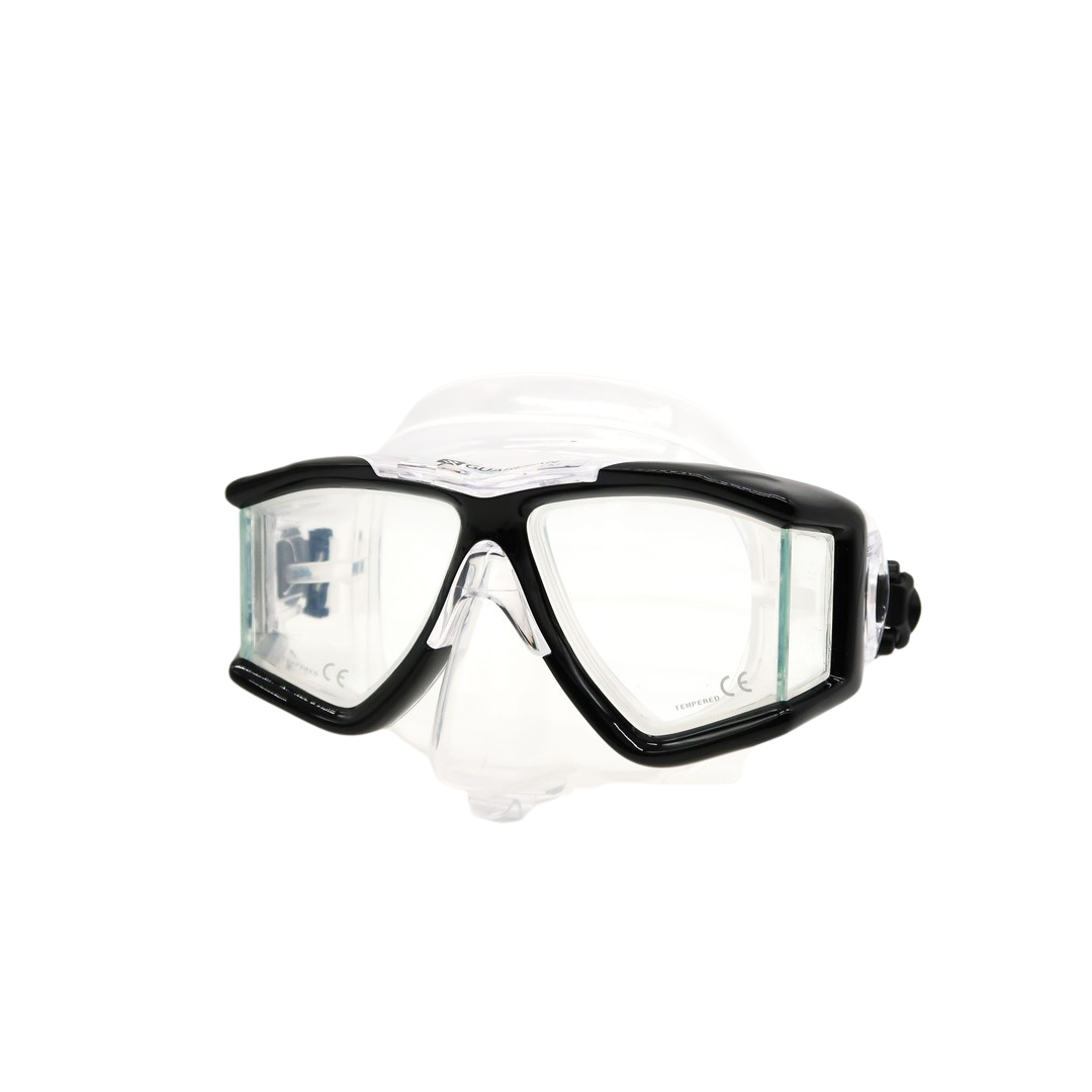 MASK SEPARATES OCEANVUE ADULT PANORAMIC MASK Black GUARDIAN WATER SPORTS Snorkeling, Scuba Diving, Swimming, Professional Gear, Marine Grade. Ocean, Sea