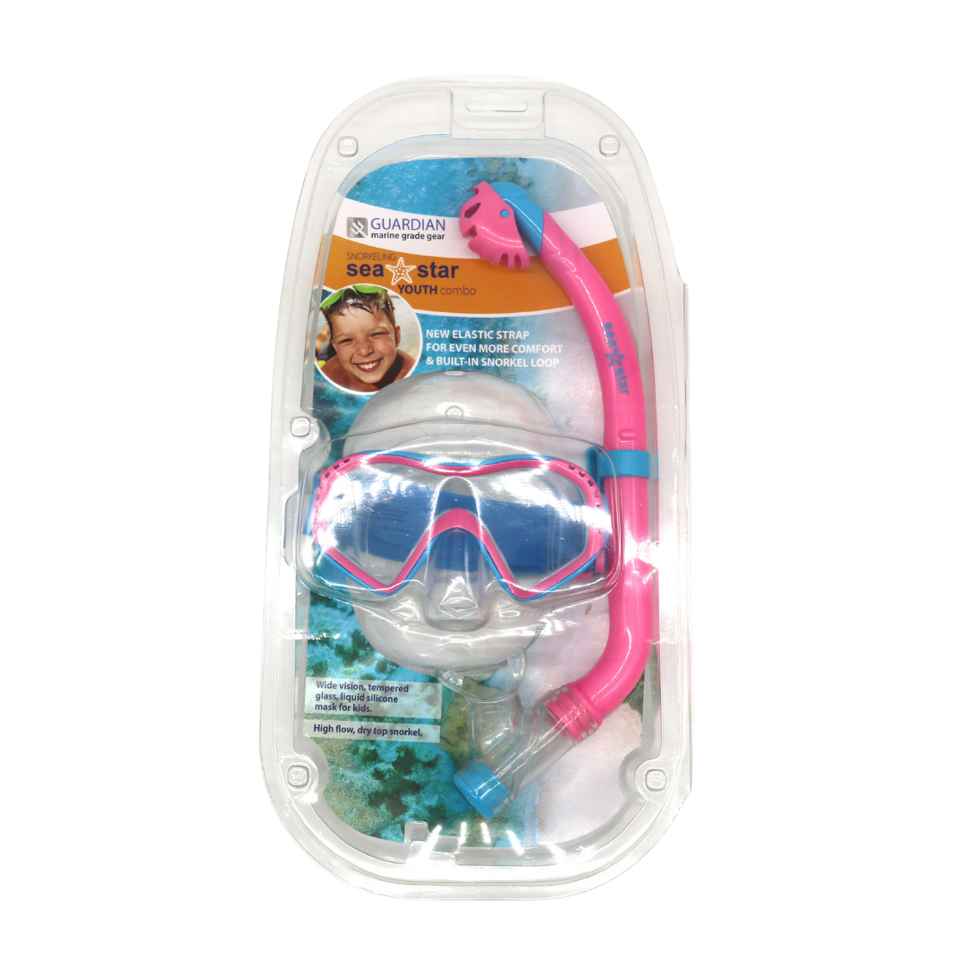 Combos SEA STAR Youth Combo V22 GUARDIAN WATER SPORTS Snorkeling, Scuba Diving, Swimming, Professional Gear, Marine Grade. Ocean, Sea