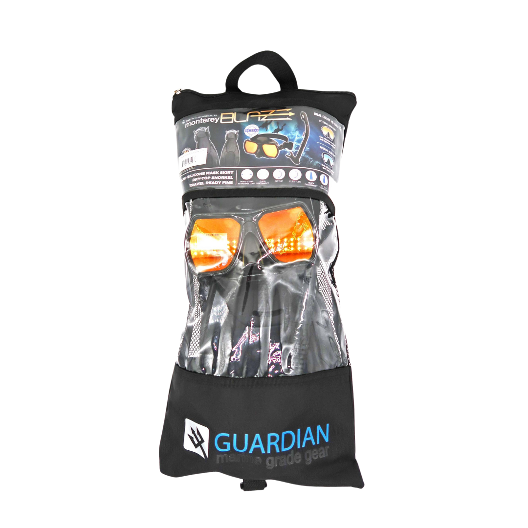 Sets MONTEREY BLAZE Adult Set GUARDIAN WATER SPORTS Snorkeling, Scuba Diving, Swimming, Professional Gear, Marine Grade. Ocean, Sea