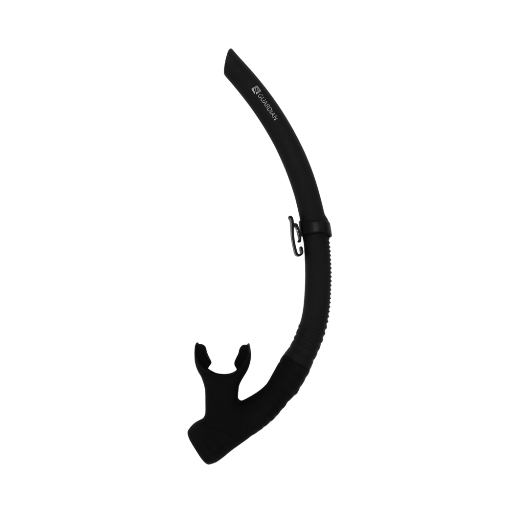 SNORKEL SEPARATES POMPANO PRO Adult Snorkel BLACK GUARDIAN WATER SPORTS Snorkeling, Scuba Diving, Swimming, Professional Gear, Marine Grade. Ocean, Sea