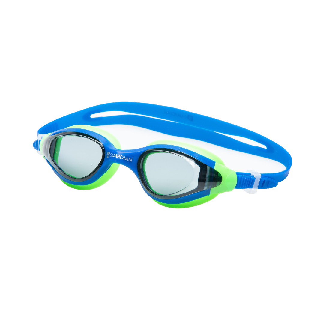 Swim Goggles KETO Adult Swim Goggles BLUE GREEN SMOKE GUARDIAN WATER SPORTS Snorkeling, Scuba Diving, Swimming, Professional Gear, Marine Grade. Ocean, Sea