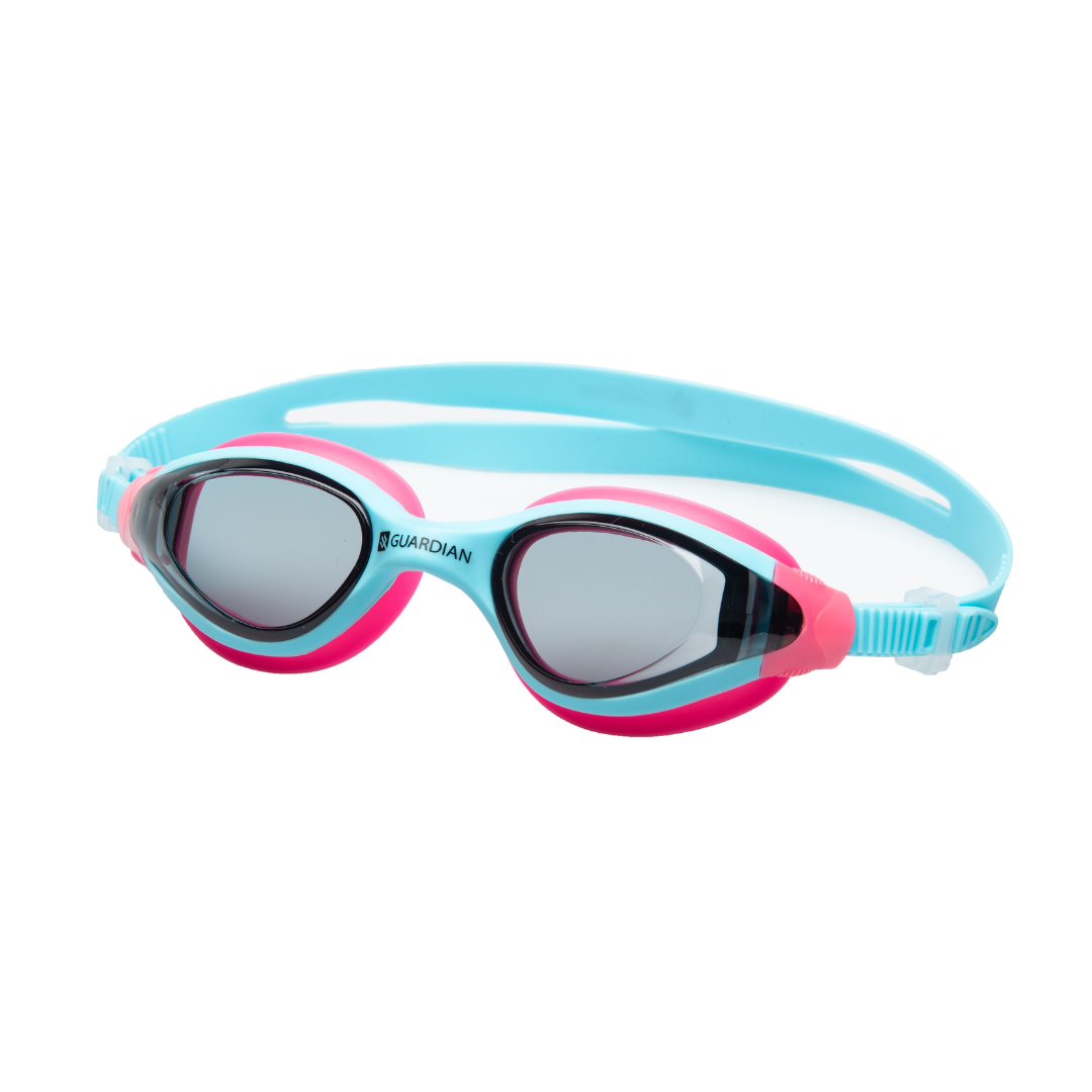 Swim Goggles KETO Adult Swim Goggles PINK AQUA SMOKE GUARDIAN WATER SPORTS Snorkeling, Scuba Diving, Swimming, Professional Gear, Marine Grade. Ocean, Sea
