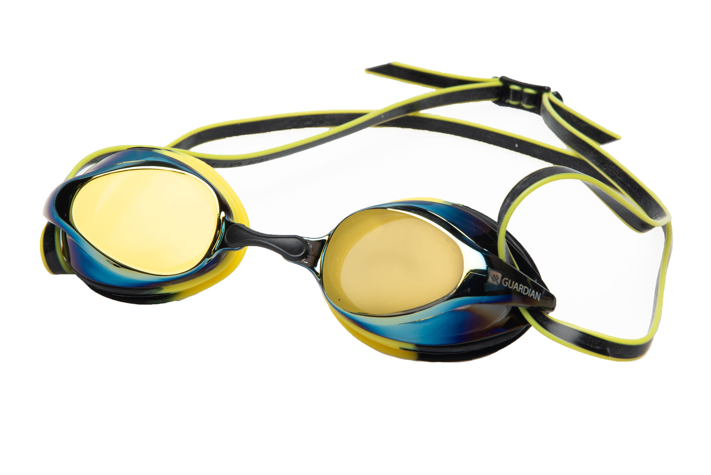 Swim Goggles SIREN Adult Swim Goggles YELLOW BLACK GOLD MIRROR GUARDIAN WATER SPORTS Snorkeling, Scuba Diving, Swimming, Professional Gear, Marine Grade. Ocean, Sea