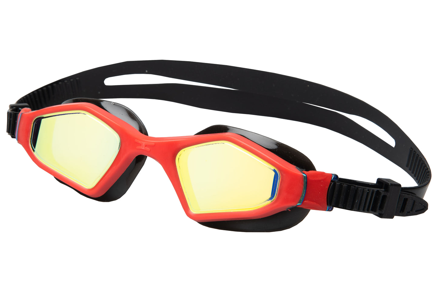 Swim Goggles TYPHON Adult Swim Goggles RED BLACK GOLD MIRROR GUARDIAN WATER SPORTS Snorkeling, Scuba Diving, Swimming, Professional Gear, Marine Grade. Ocean, Sea