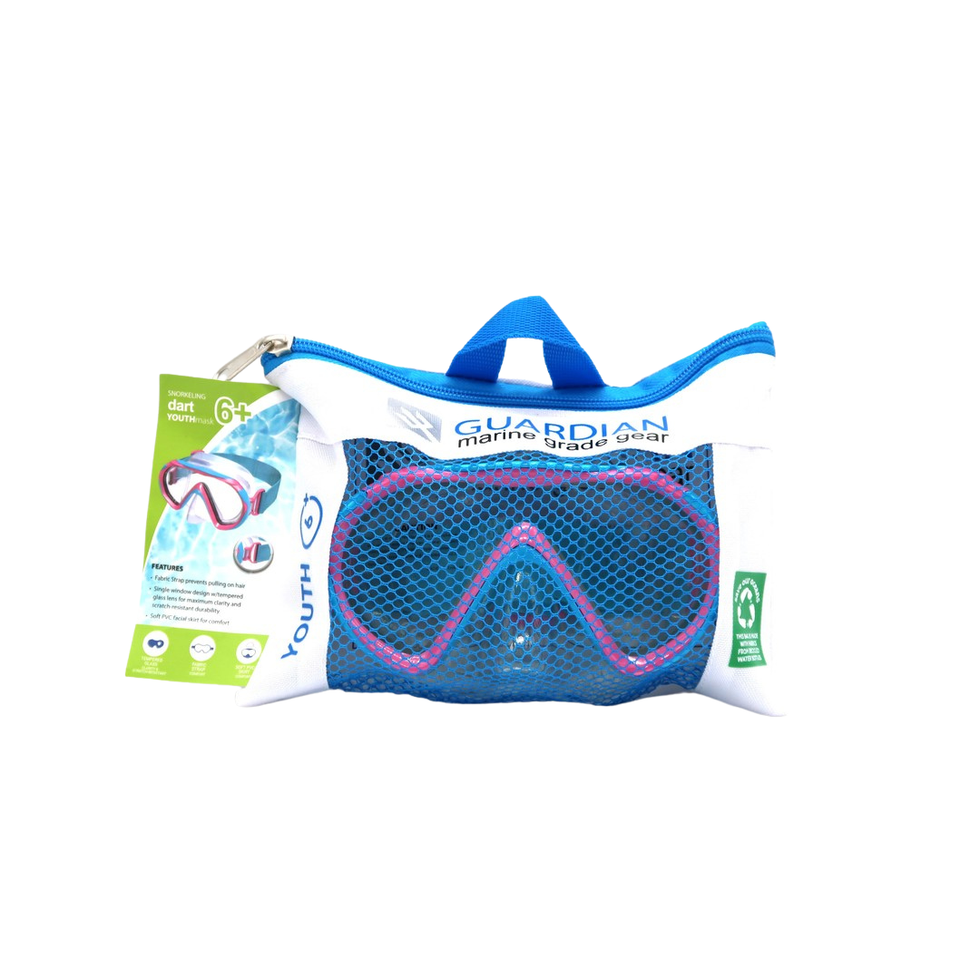 MASK SEPARATES DART YOUTH MASK 6+ GUARDIAN WATER SPORTS Snorkeling, Scuba Diving, Swimming, Professional Gear, Marine Grade. Ocean, Sea