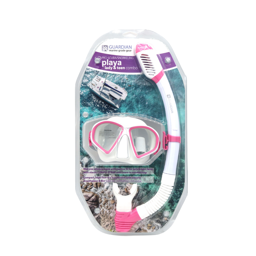 Combos PLAYA Combo GUARDIAN WATER SPORTS Snorkeling, Scuba Diving, Swimming, Professional Gear, Marine Grade. Ocean, Sea