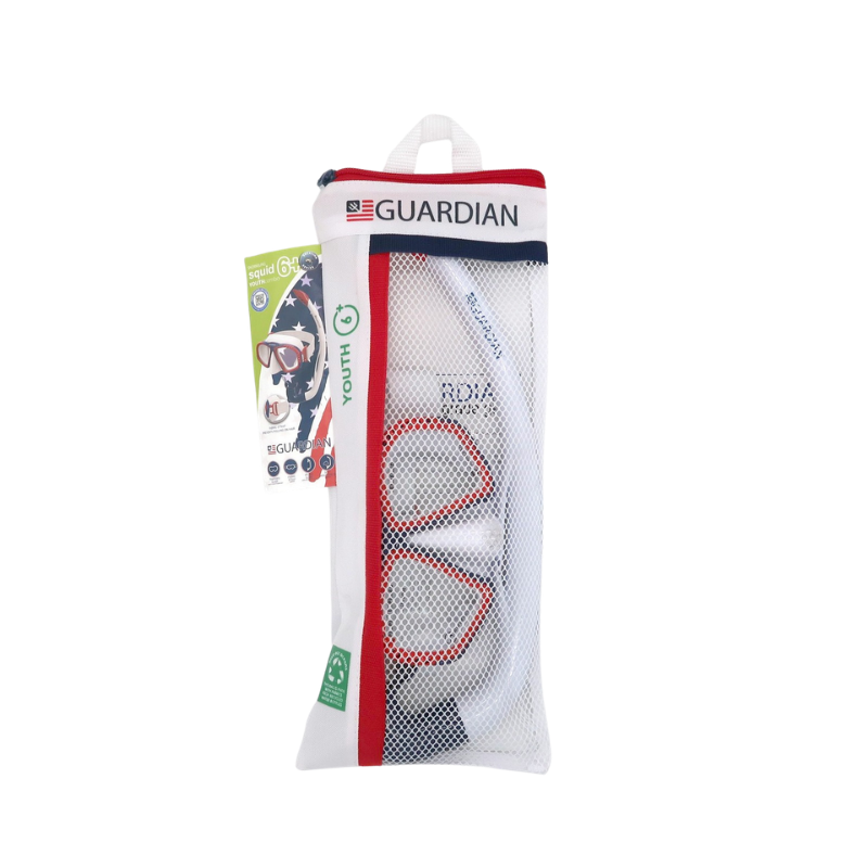 Combos SQUID 3 YOUTH COMBO USA GUARDIAN WATER SPORTS Snorkeling, Scuba Diving, Swimming, Professional Gear, Marine Grade. Ocean, Sea