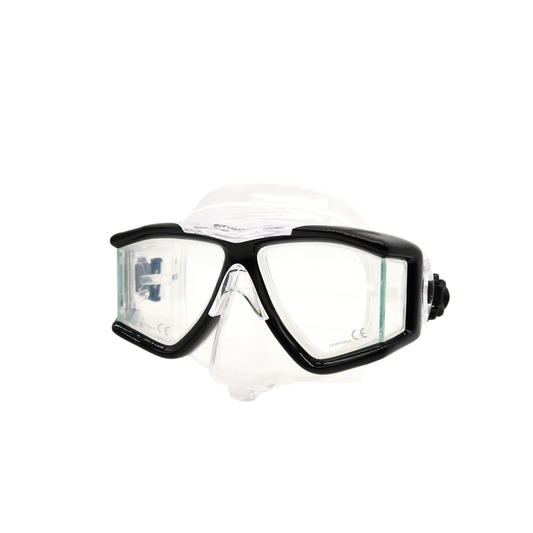 MASK SEPARATES OCEANVUE ADULT PANORAMIC MASK Black GUARDIAN WATER SPORTS Snorkeling, Scuba Diving, Swimming, Professional Gear, Marine Grade. Ocean, Sea