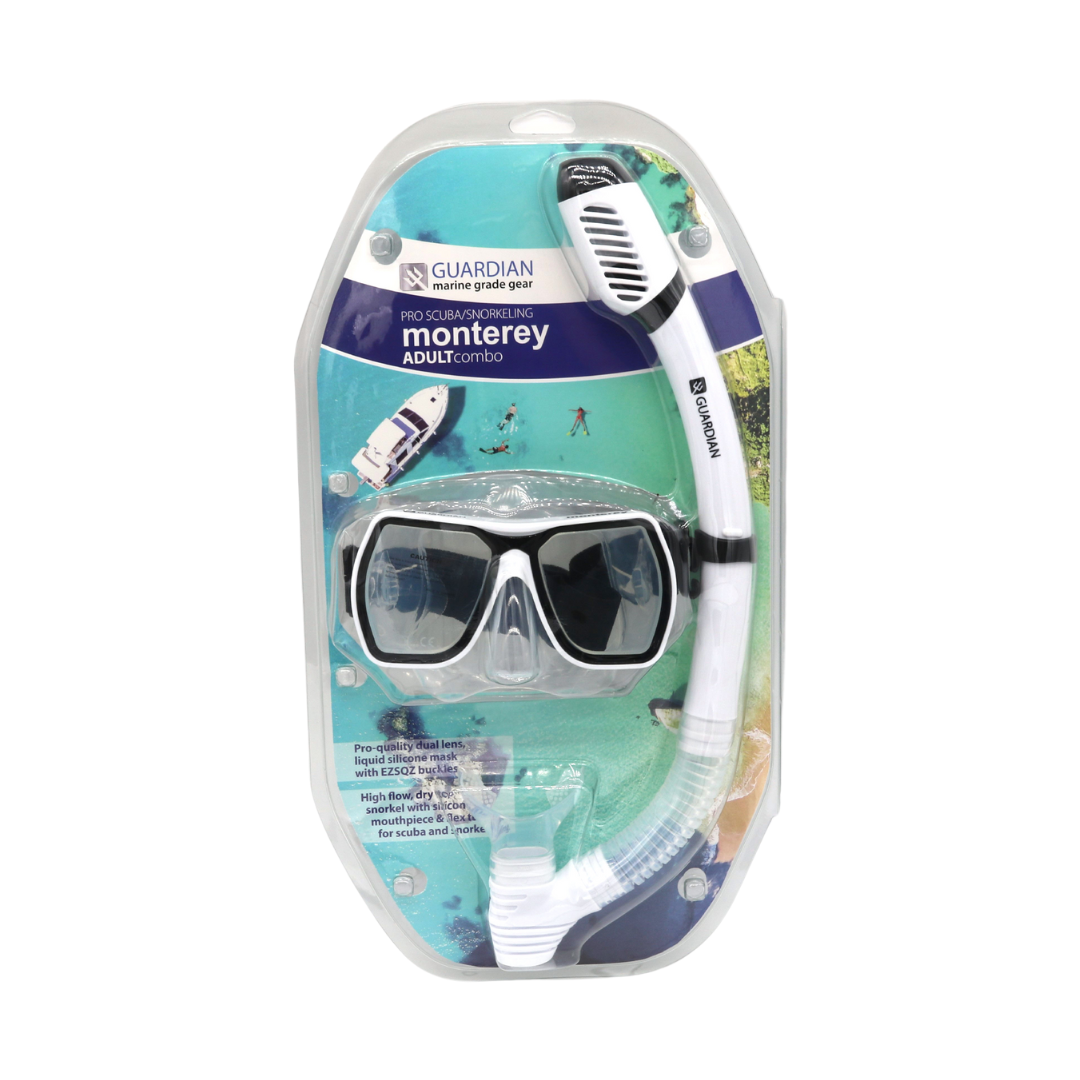 Combos MONTEREY Adult Dry Combo V22 GUARDIAN WATER SPORTS Snorkeling, Scuba Diving, Swimming, Professional Gear, Marine Grade. Ocean, Sea