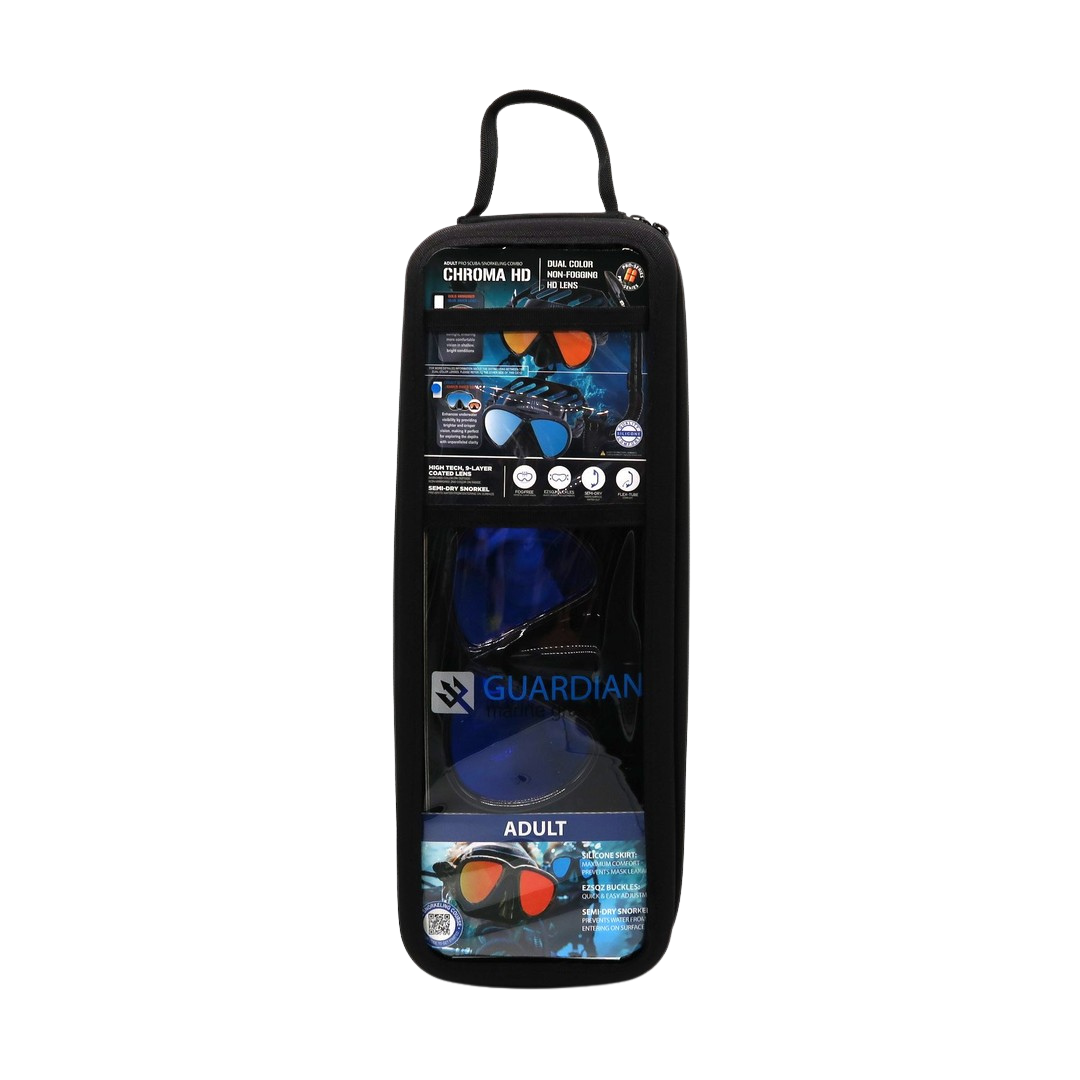 Combos CHROMA HD Adult Combo GUARDIAN WATER SPORTS Snorkeling, Scuba Diving, Swimming, Professional Gear, Marine Grade. Ocean, Sea