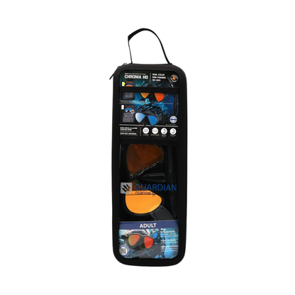 Combos CHROMA HD Adult Combo GUARDIAN WATER SPORTS Snorkeling, Scuba Diving, Swimming, Professional Gear, Marine Grade. Ocean, Sea