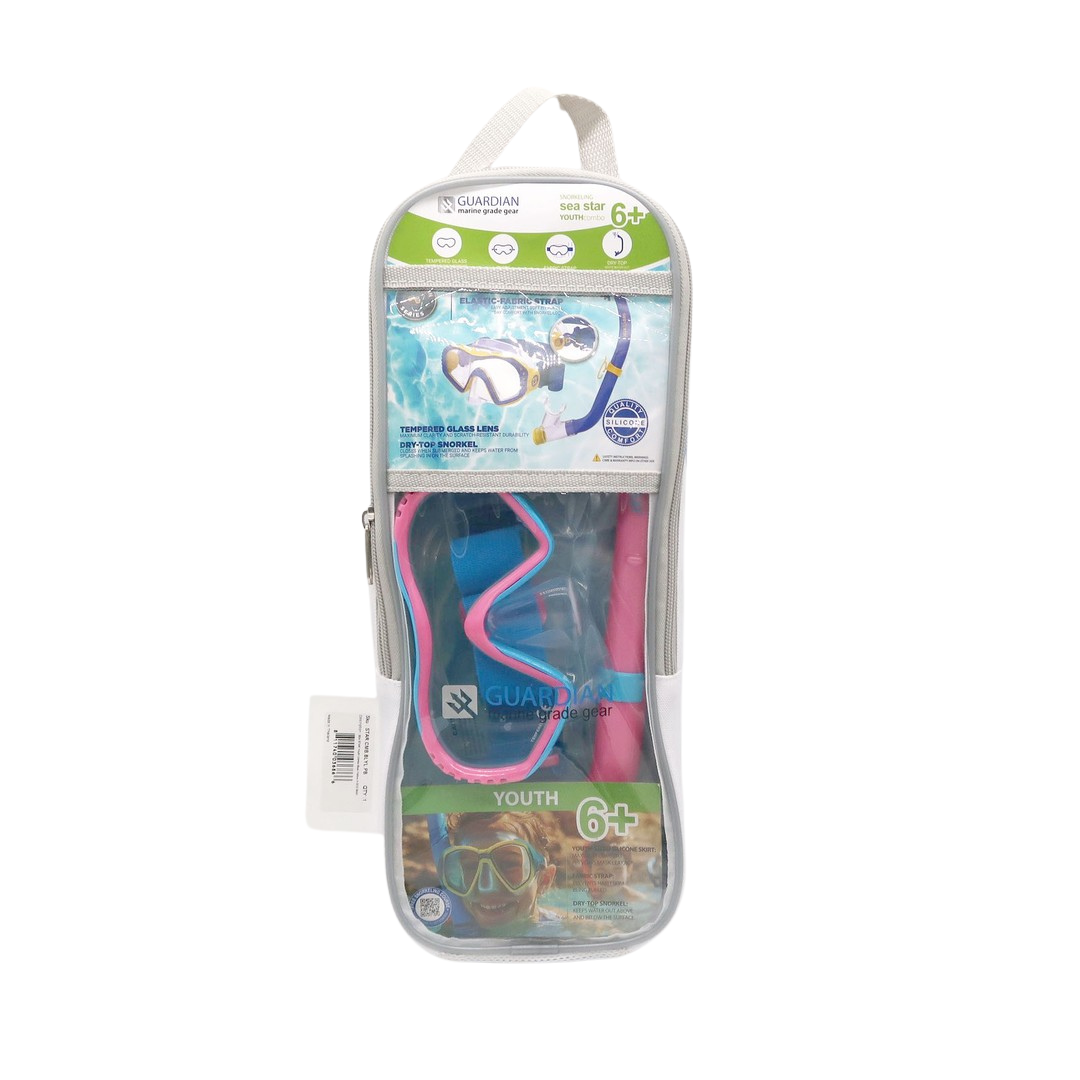 Combos SEA STAR Youth Combo V22 GUARDIAN WATER SPORTS Snorkeling, Scuba Diving, Swimming, Professional Gear, Marine Grade. Ocean, Sea