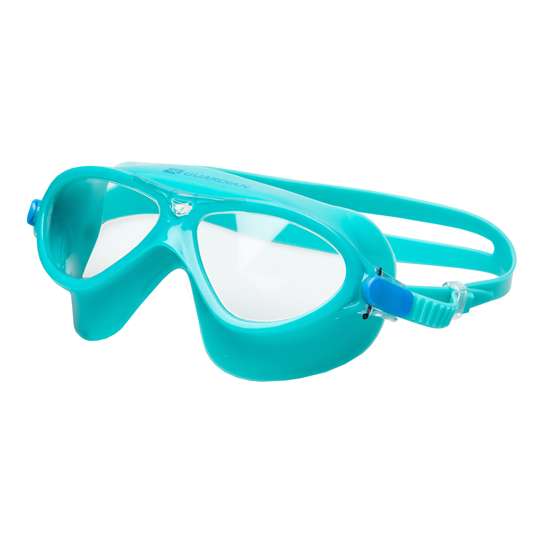Swim Masks APOLLO JR Youth Swim Mask TEAL BLUE CLEAR GUARDIAN WATER SPORTS Snorkeling, Scuba Diving, Swimming, Professional Gear, Marine Grade. Ocean, Sea