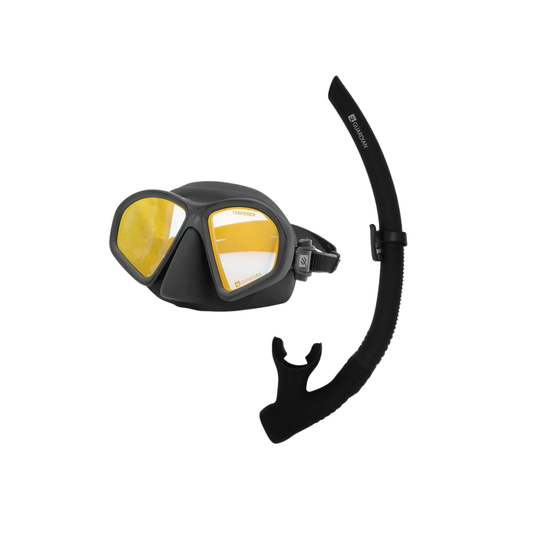 Combos SHADOW BLAZE MIRRORED LENS FREEDIVING COMBO GUARDIAN WATER SPORTS Snorkeling, Scuba Diving, Swimming, Professional Gear, Marine Grade. Ocean, Sea