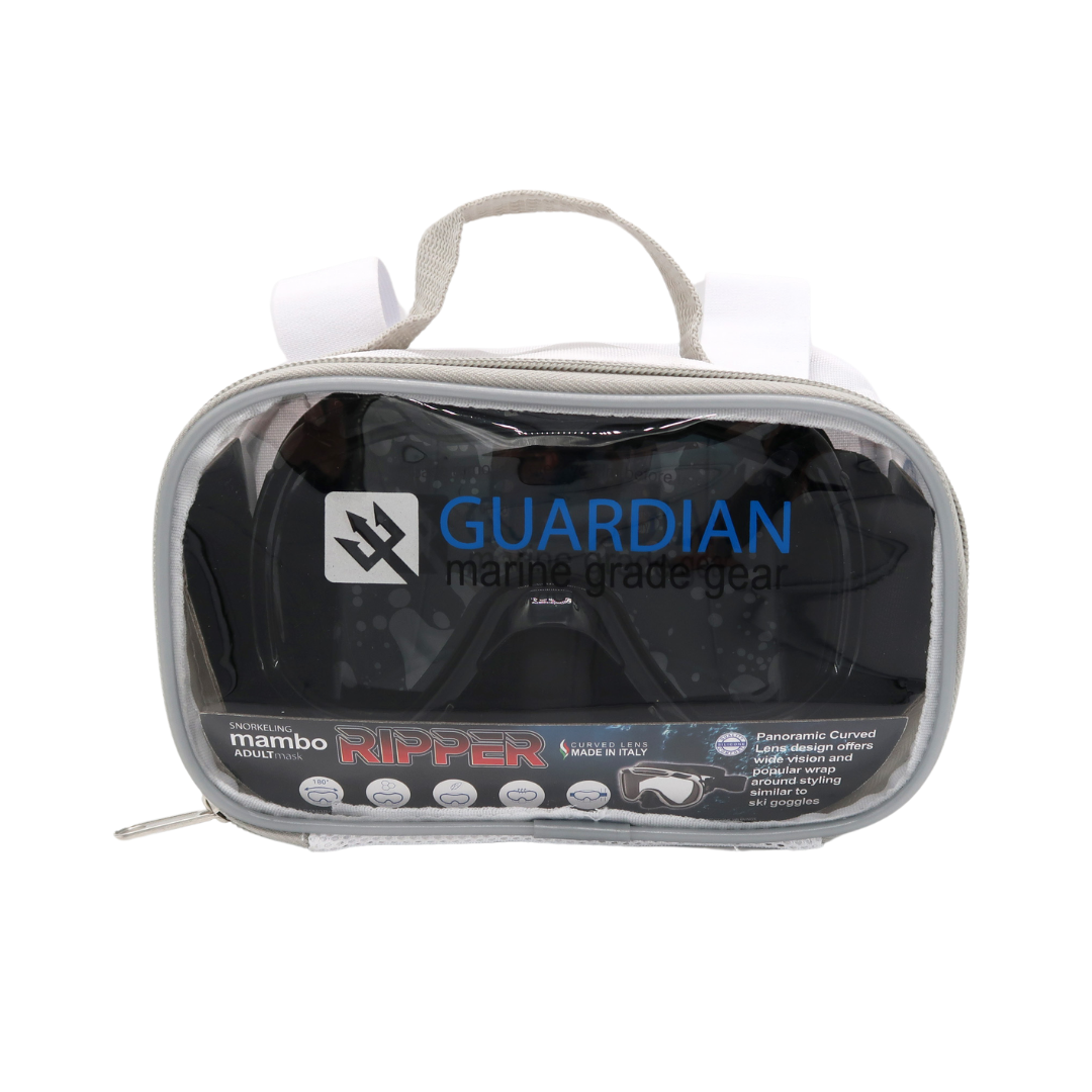 MASK MAMBO RIPPER MASK GUARDIAN WATER SPORTS Snorkeling, Scuba Diving, Swimming, Professional Gear, Marine Grade. Ocean, Sea