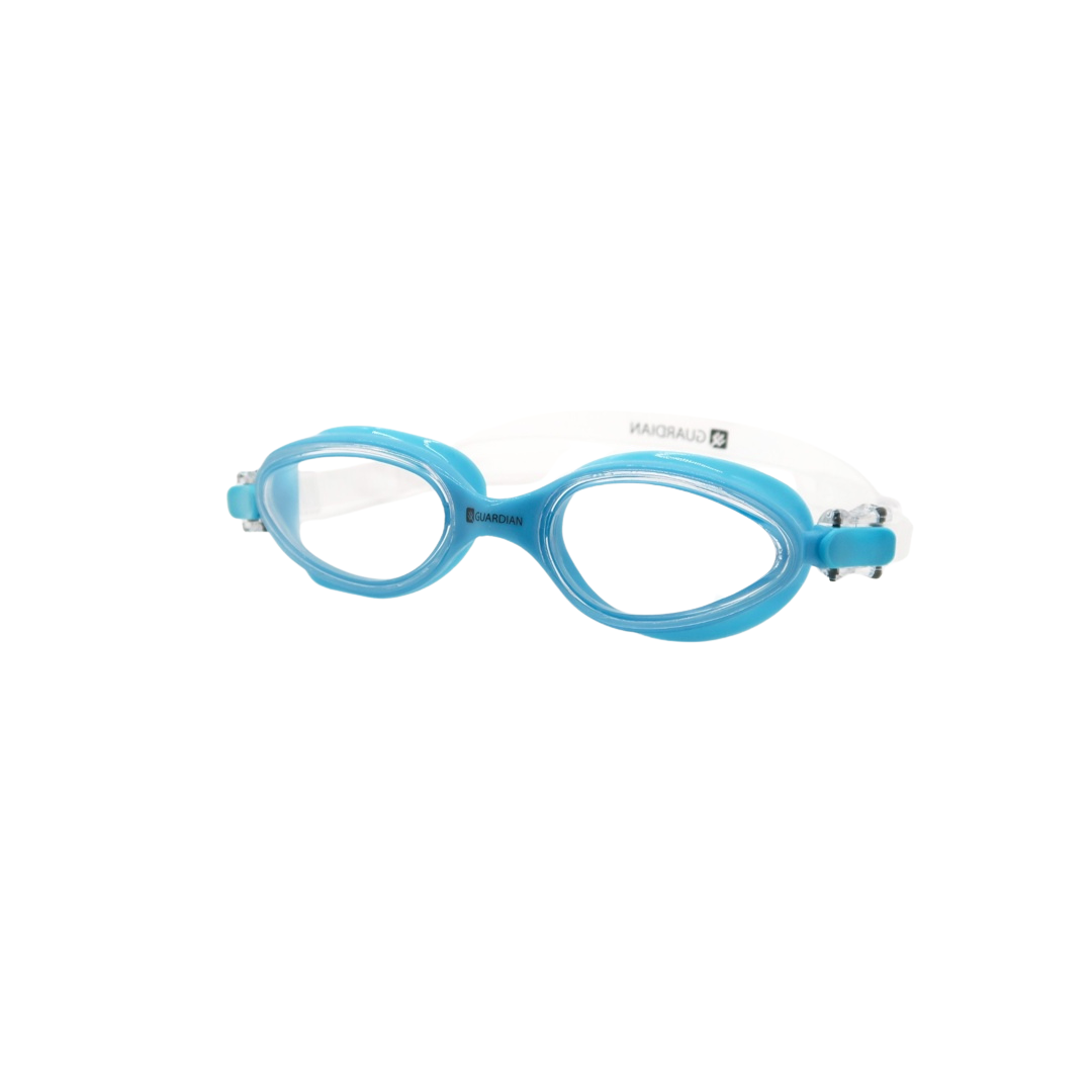 Swim Goggles TYPHON 2 ADULT SWIM GOGGLE Blue Clear GUARDIAN WATER SPORTS Snorkeling, Scuba Diving, Swimming, Professional Gear, Marine Grade. Ocean, Sea
