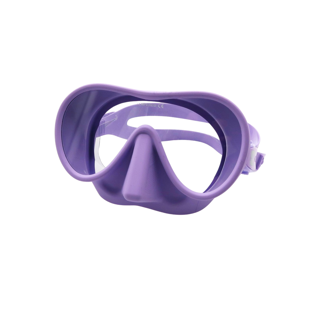 Combos LANIKAI ADULT MID SIZE FRAMELESS COMBO Lavendar GUARDIAN WATER SPORTS Snorkeling, Scuba Diving, Swimming, Professional Gear, Marine Grade. Ocean, Sea
