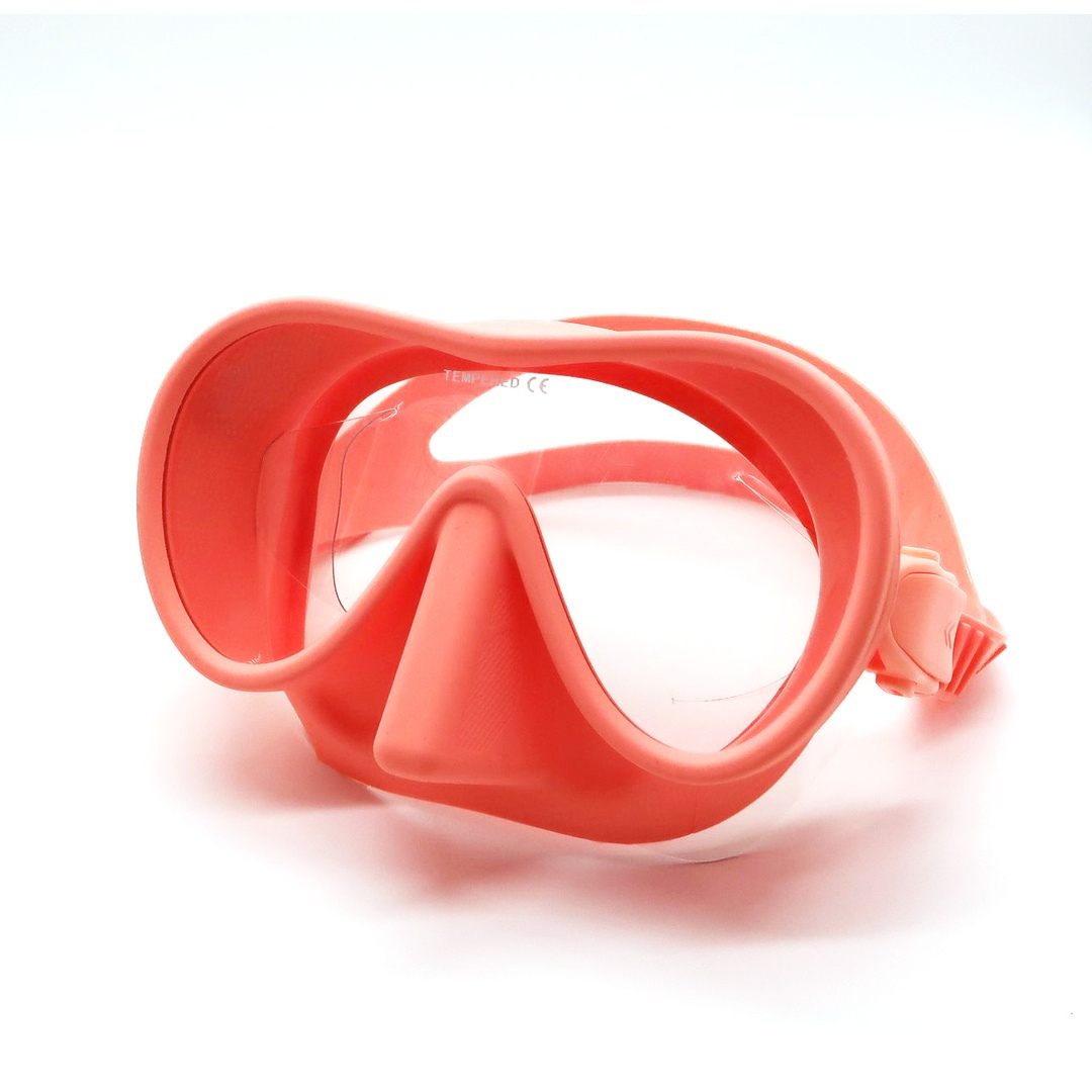 Combos LANIKAI ADULT MID SIZE FRAMELESS COMBO Pink GUARDIAN WATER SPORTS Snorkeling, Scuba Diving, Swimming, Professional Gear, Marine Grade. Ocean, Sea