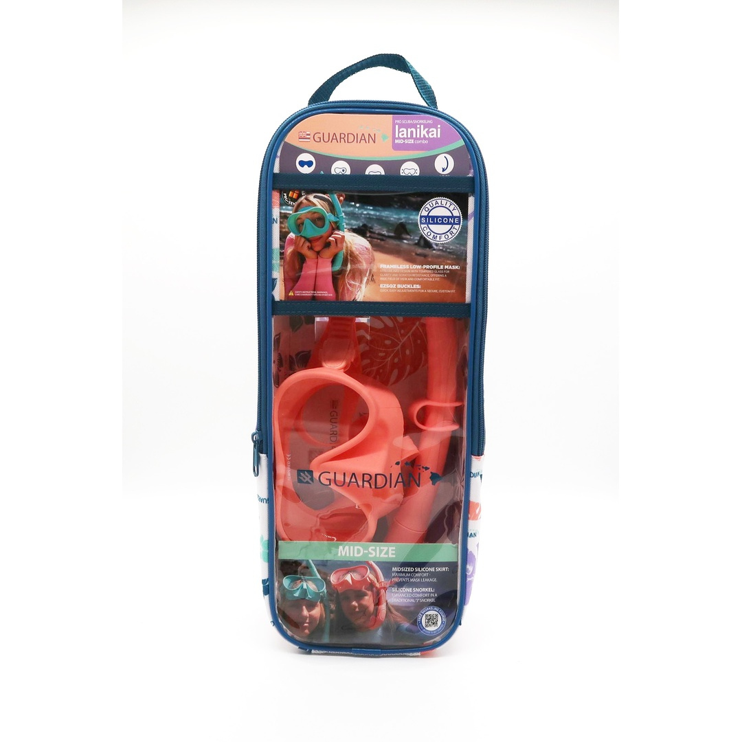 Combos LANIKAI ADULT MID SIZE FRAMELESS COMBO GUARDIAN WATER SPORTS Snorkeling, Scuba Diving, Swimming, Professional Gear, Marine Grade. Ocean, Sea