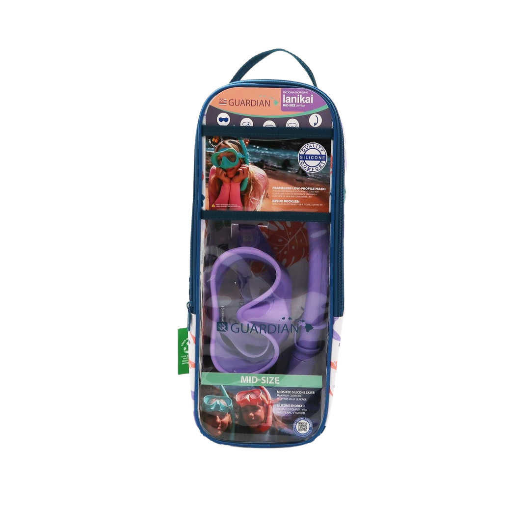 Combos LANIKAI ADULT MID SIZE FRAMELESS COMBO GUARDIAN WATER SPORTS Snorkeling, Scuba Diving, Swimming, Professional Gear, Marine Grade. Ocean, Sea