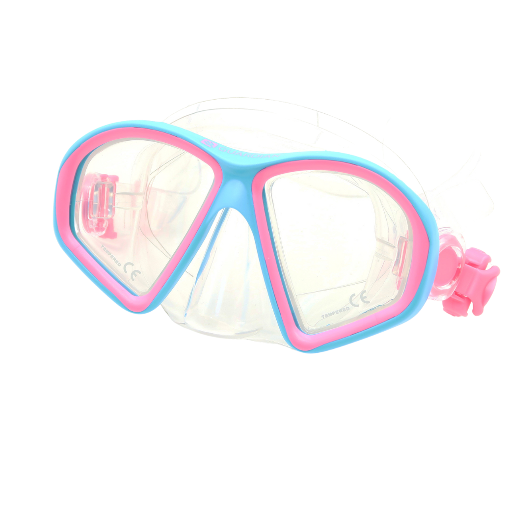 MASK SEPARATES SEA RAY Youth 4+ Mask PINK AQUA CLEAR GUARDIAN WATER SPORTS Snorkeling, Scuba Diving, Swimming, Professional Gear, Marine Grade. Ocean, Sea