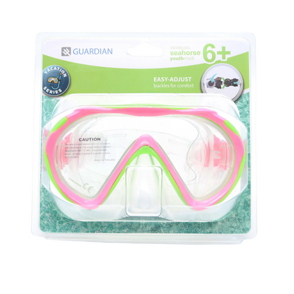 MASK SEPARATES SEAHORSE Youth 6+ Mask GUARDIAN WATER SPORTS Snorkeling, Scuba Diving, Swimming, Professional Gear, Marine Grade. Ocean, Sea