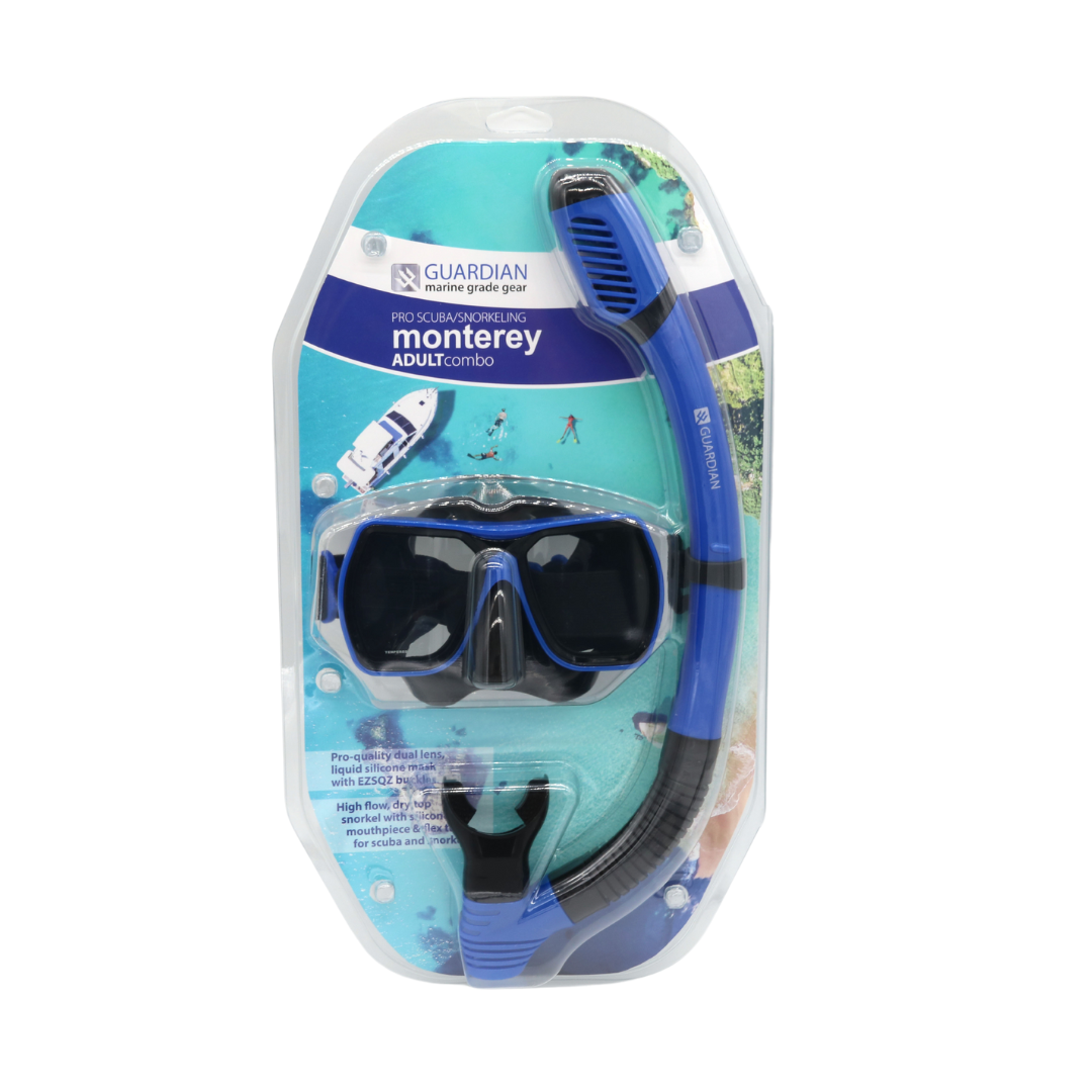 Combos MONTEREY Adult Dry Combo V22 GUARDIAN WATER SPORTS Snorkeling, Scuba Diving, Swimming, Professional Gear, Marine Grade. Ocean, Sea
