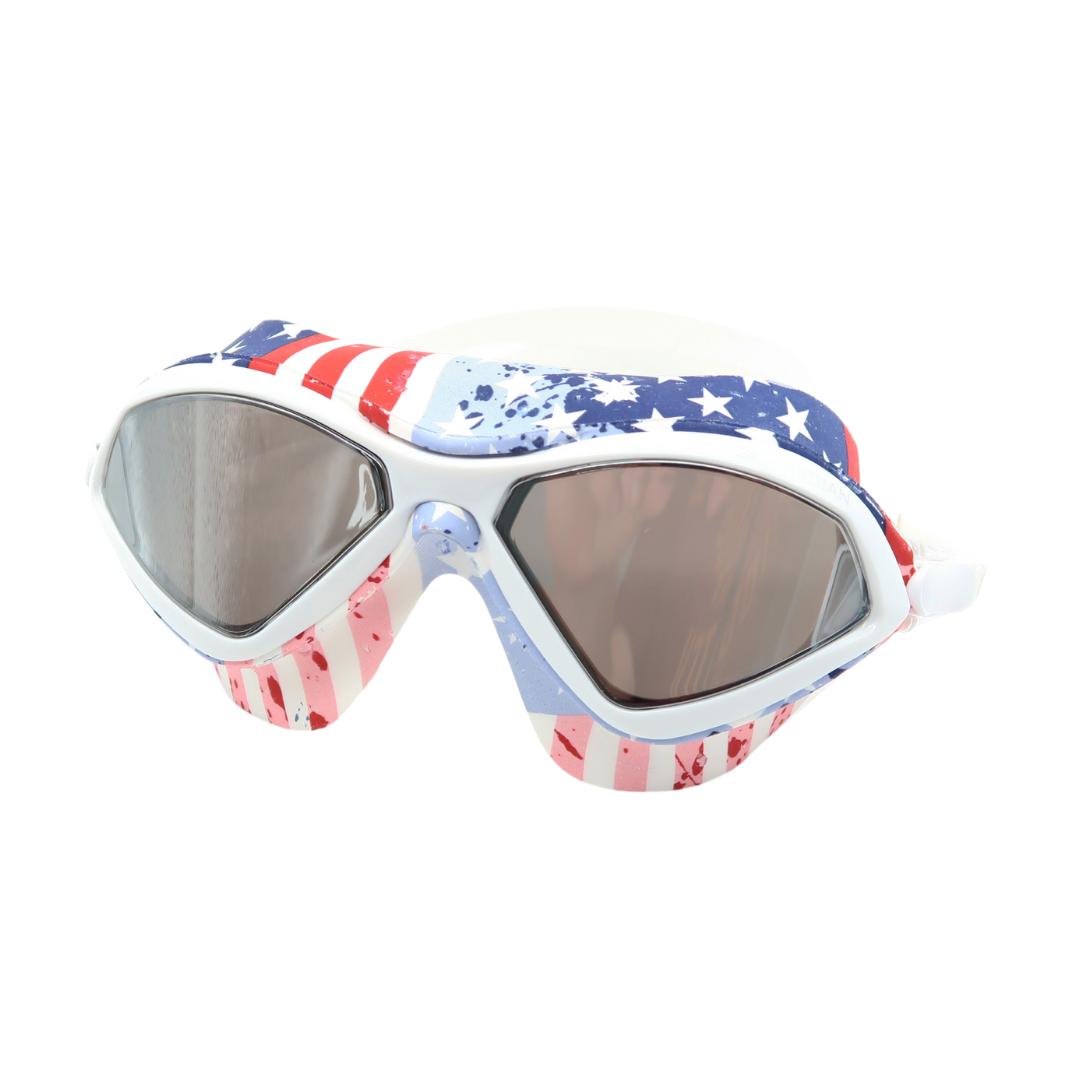 Swim Masks HYDRA Adult Swim Mask USA USA SILVER MIRROR GUARDIAN WATER SPORTS Snorkeling, Scuba Diving, Swimming, Professional Gear, Marine Grade. Ocean, Sea