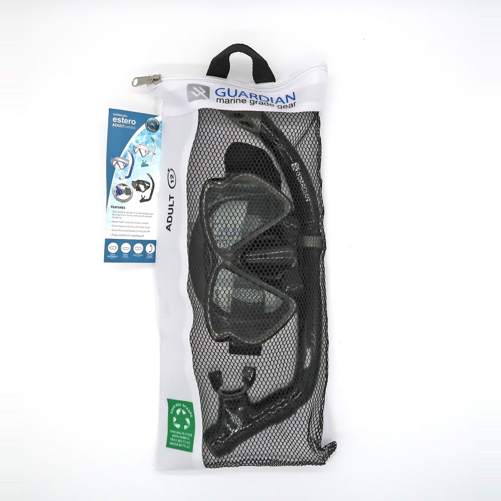 Combos ESTERO ADULT COMBO GUARDIAN WATER SPORTS Snorkeling, Scuba Diving, Swimming, Professional Gear, Marine Grade. Ocean, Sea