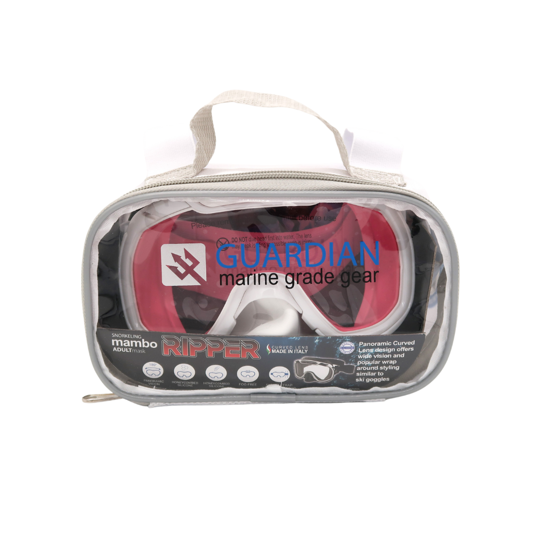 MASK MAMBO RIPPER MASK GUARDIAN WATER SPORTS Snorkeling, Scuba Diving, Swimming, Professional Gear, Marine Grade. Ocean, Sea