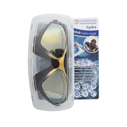 Swim Masks HYDRA Adult Swim Mask GUARDIAN WATER SPORTS Snorkeling, Scuba Diving, Swimming, Professional Gear, Marine Grade. Ocean, Sea