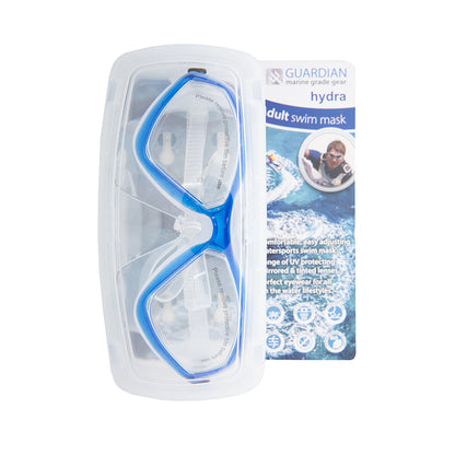 Swim Masks HYDRA Adult Swim Mask GUARDIAN WATER SPORTS Snorkeling, Scuba Diving, Swimming, Professional Gear, Marine Grade. Ocean, Sea