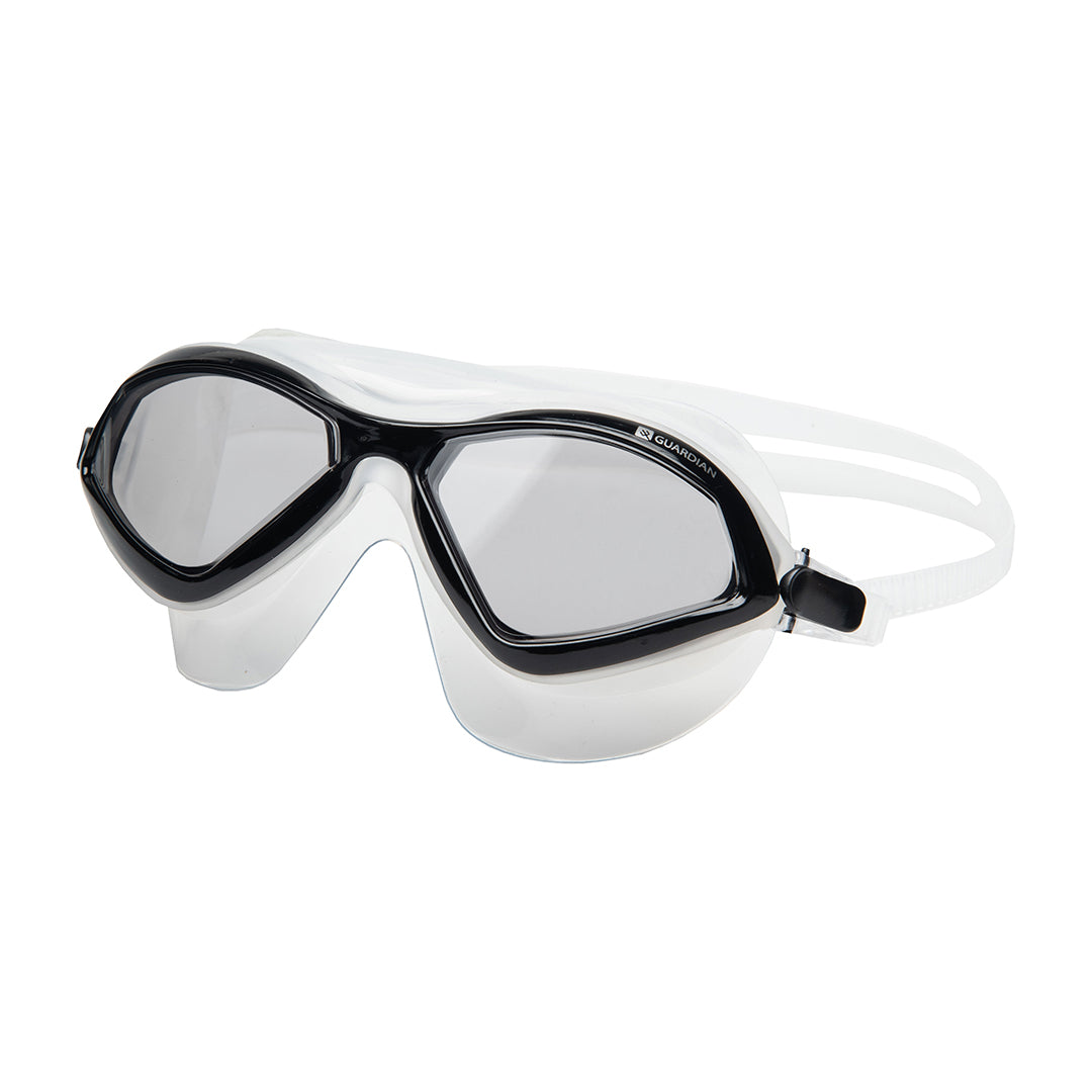 Swim Masks HYDRA Adult Swim Mask BLACK CLEAR SMOKE TINTED GUARDIAN WATER SPORTS Snorkeling, Scuba Diving, Swimming, Professional Gear, Marine Grade. Ocean, Sea
