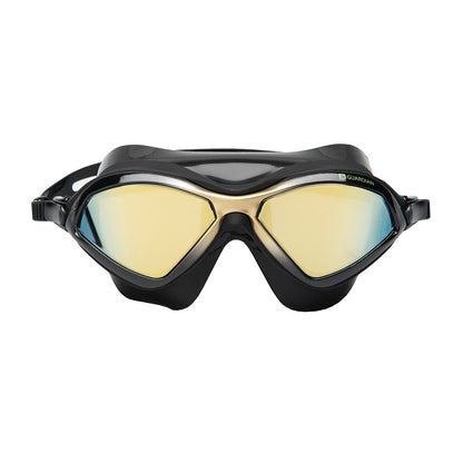 Swim Masks HYDRA Adult Swim Mask BLACK GOLD GOLD MIRROR GUARDIAN WATER SPORTS Snorkeling, Scuba Diving, Swimming, Professional Gear, Marine Grade. Ocean, Sea