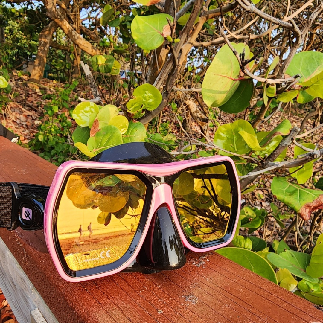 MASK SEPARATES MONTEREY BLAZE MASK GUARDIAN WATER SPORTS Snorkeling, Scuba Diving, Swimming, Professional Gear, Marine Grade. Ocean, Sea