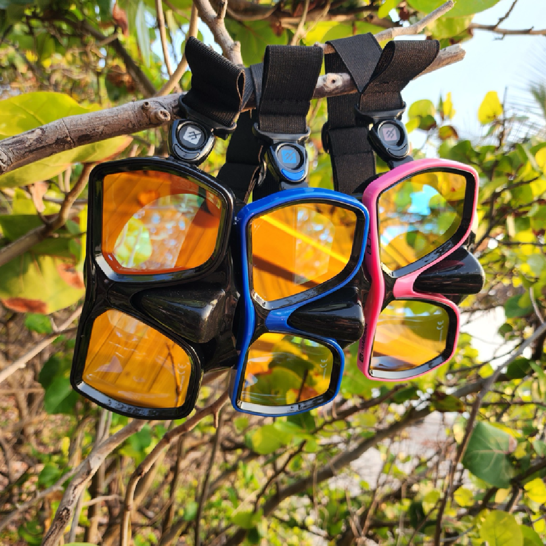 MASK SEPARATES MONTEREY BLAZE MASK GUARDIAN WATER SPORTS Snorkeling, Scuba Diving, Swimming, Professional Gear, Marine Grade. Ocean, Sea