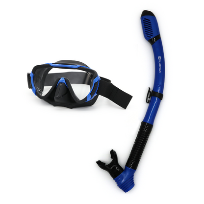 Combos MAMBO Combo BLACK BLUE CLEAR GUARDIAN WATER SPORTS Snorkeling, Scuba Diving, Swimming, Professional Gear, Marine Grade. Ocean, Sea