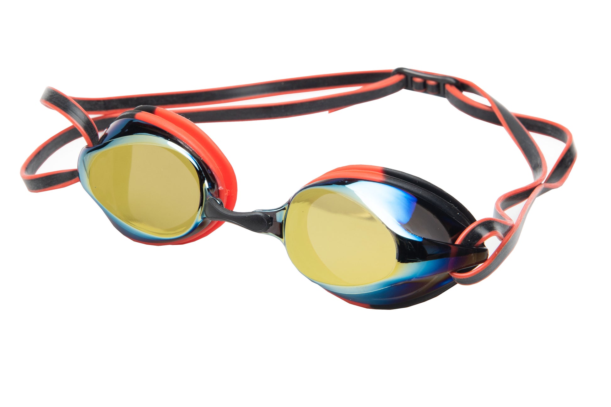 Swim Goggles SIREN Adult Swim Goggles RED BLACK GOLD MIRROR GUARDIAN WATER SPORTS Snorkeling, Scuba Diving, Swimming, Professional Gear, Marine Grade. Ocean, Sea