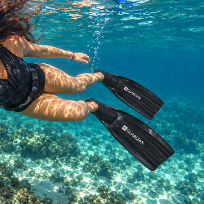 FIN SEPARATES SVS PRO FULL FOOT FIN GUARDIAN WATER SPORTS Snorkeling, Scuba Diving, Swimming, Professional Gear, Marine Grade. Ocean, Sea