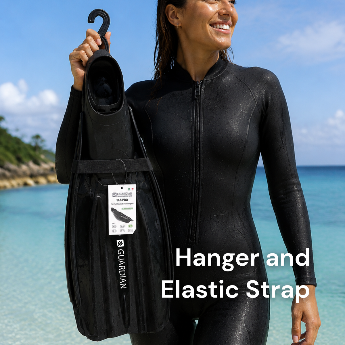 FIN SEPARATES SVS PRO FULL FOOT FIN GUARDIAN WATER SPORTS Snorkeling, Scuba Diving, Swimming, Professional Gear, Marine Grade. Ocean, Sea
